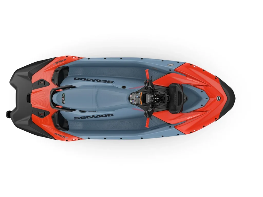 Spark X Trixx 110 For 3, Blue Mist Coral Blast, vista dall'alto