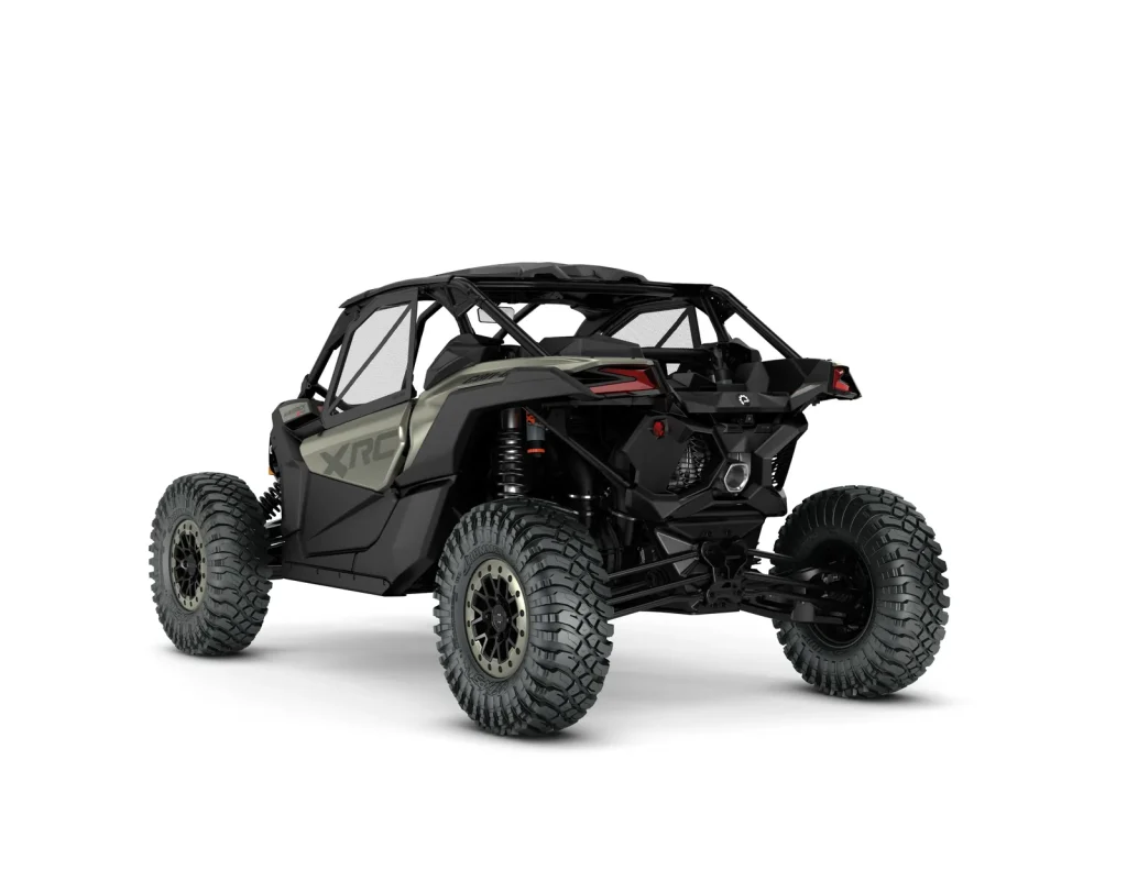 Maverick X RC Turbo RR, Loft Green Satin, vista di tre quarti posteriore