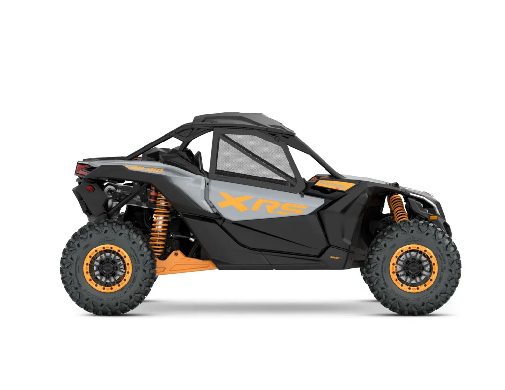Maverick X RS SAS Turbo RR, Dolomite Grey, vista laterale