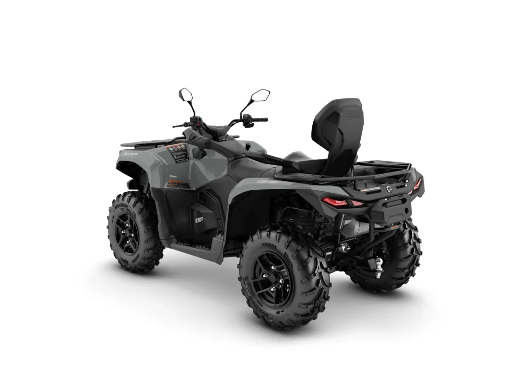 Outlander MAX DPS T ABS 500, Granite Grey, vista di tre quarti posteriore