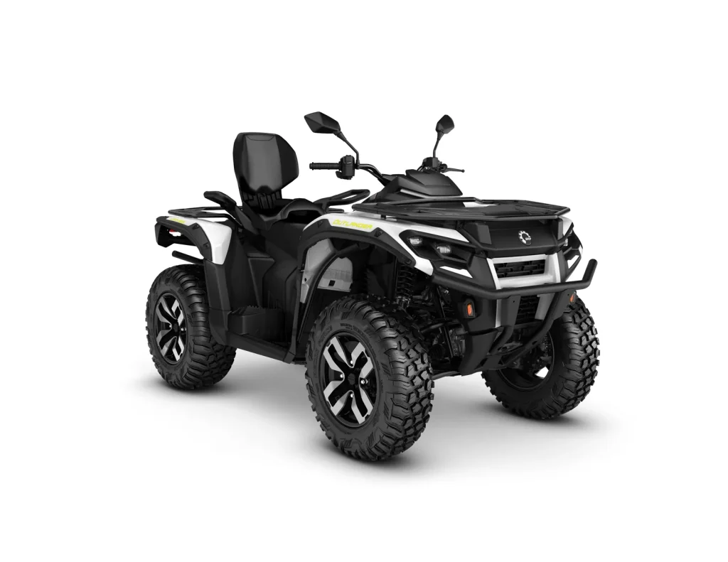 Outlander MAX Electric, Bright white, vista di tre quarti anteriore