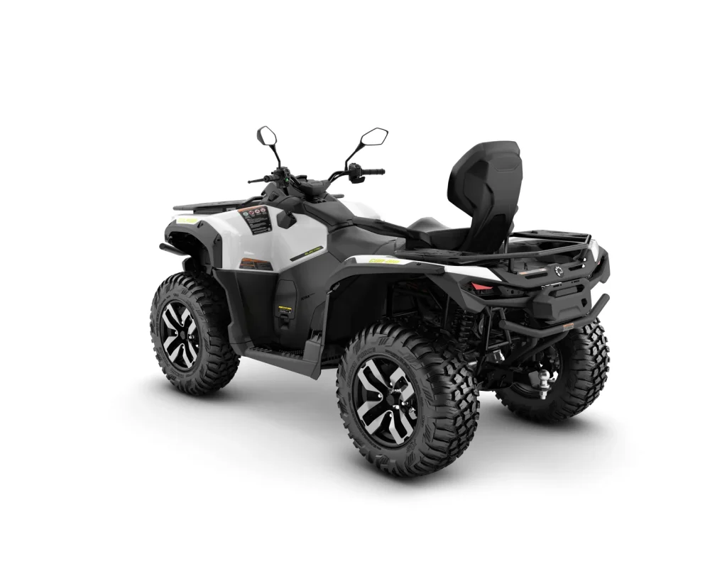 Outlander MAX Electric, Bright white, vista di tre quarti posteriore