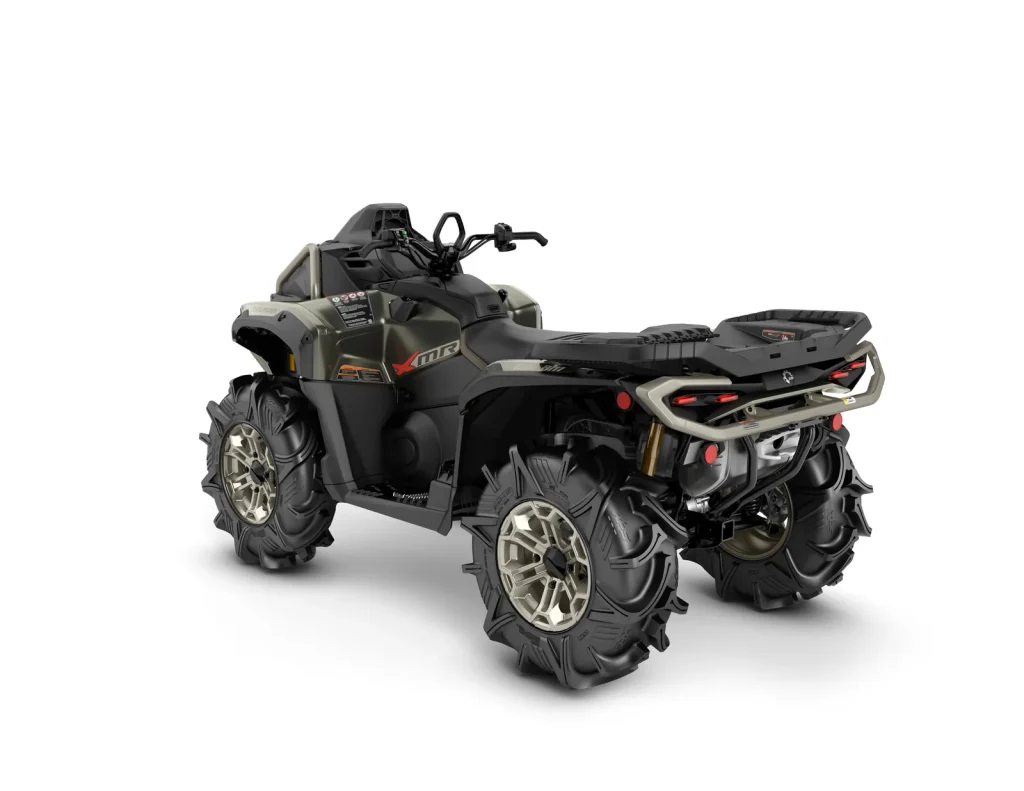 Outlander MAX X MR 1000R, Loft Green Satin, vista di tre quarti posteriore