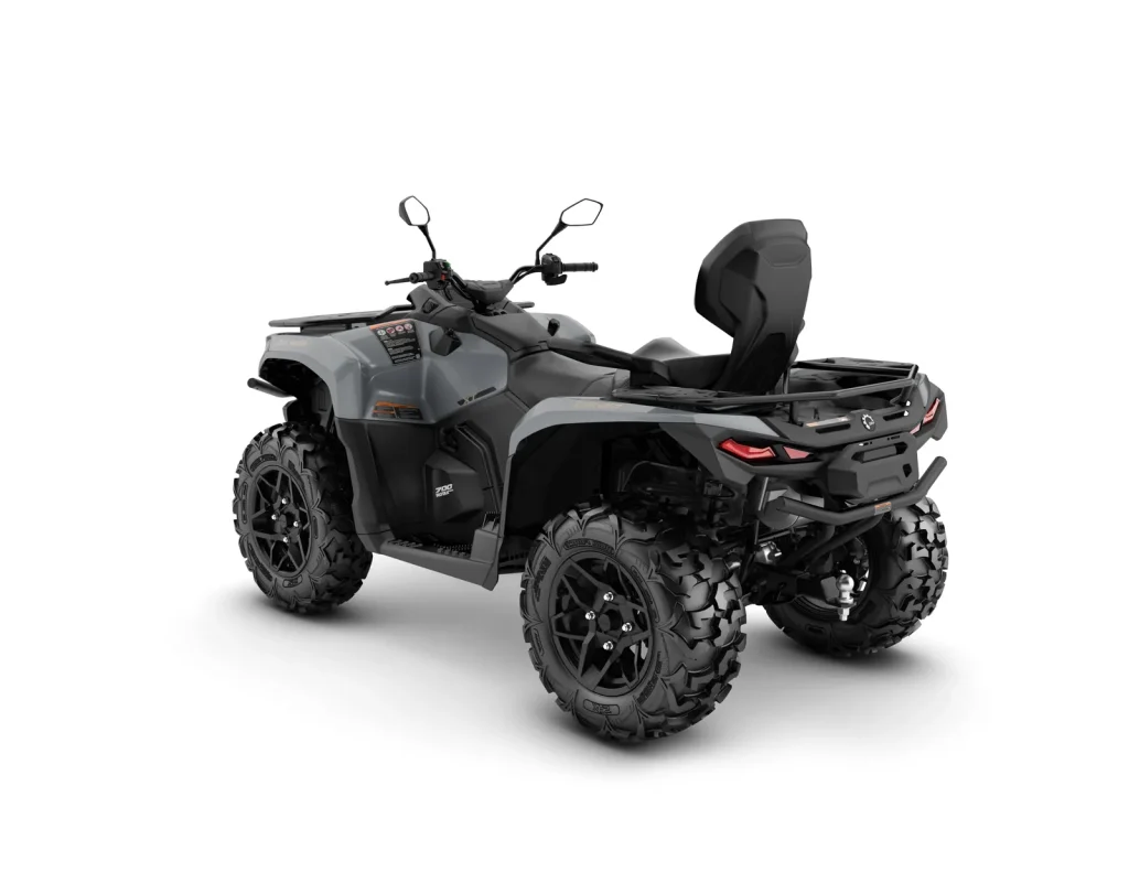 Outlander MAX XT T ABS 700, Dolomite Grey, vista di tre quarti posteriore