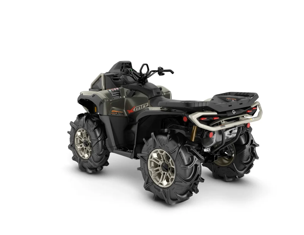 Outlander X MR 1000R, Loft Green Satin, vista di tre quarti posteriore