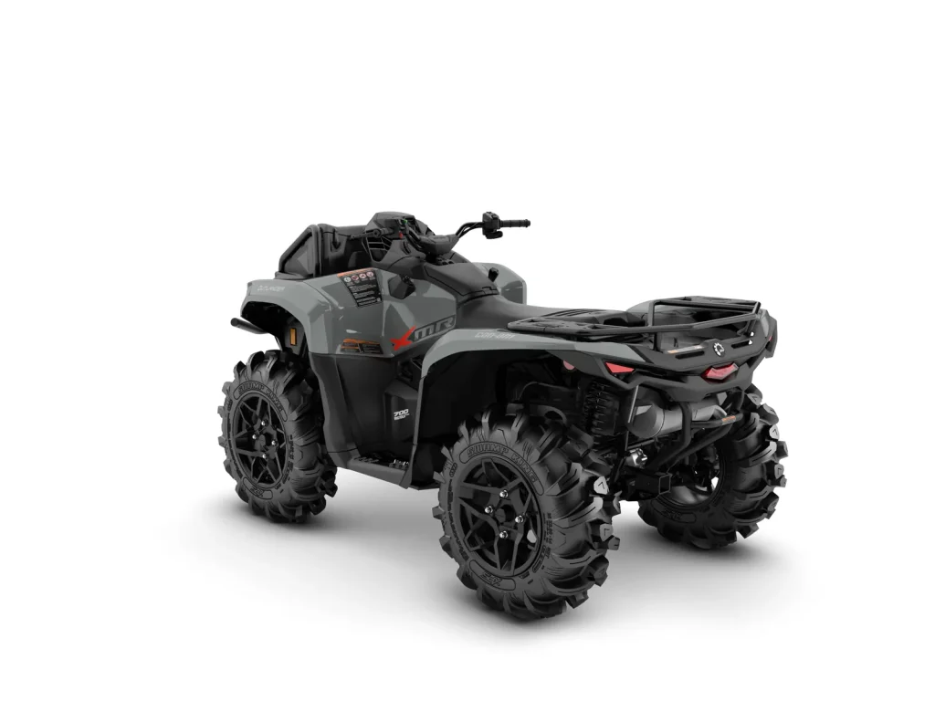 Outlander X MR 700, Granite Grey, vista di tre quarti posteriore