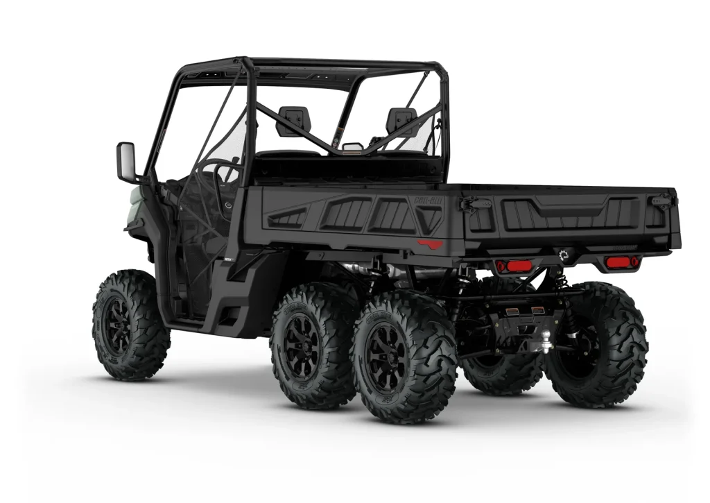Traxter 6x6 XU T HD10, Compass Green, vista di tre quarti posteriore