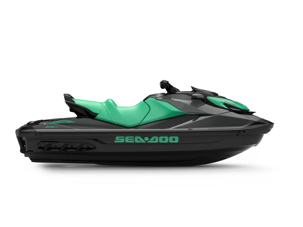 GTI SE 170, Eclipse Black / Laguna Green, vista laterale