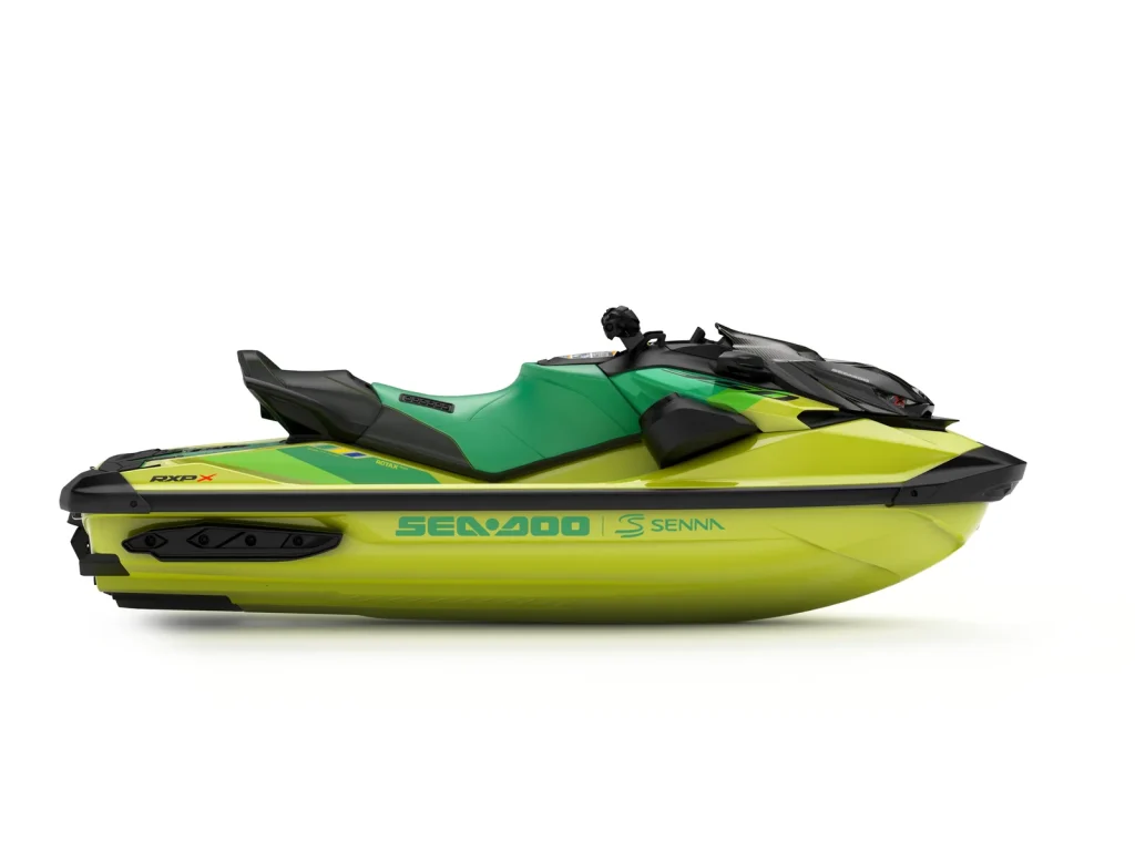RXP X Senna 350, Racing Yellow / Amazon Green, vista laterale