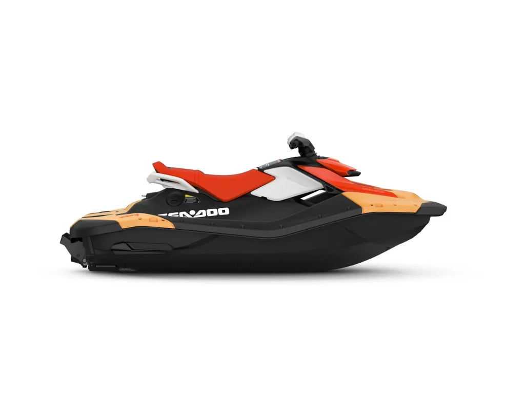 Spark 60 For 2, Sunrise Orange / Dragon Red, vista laterale