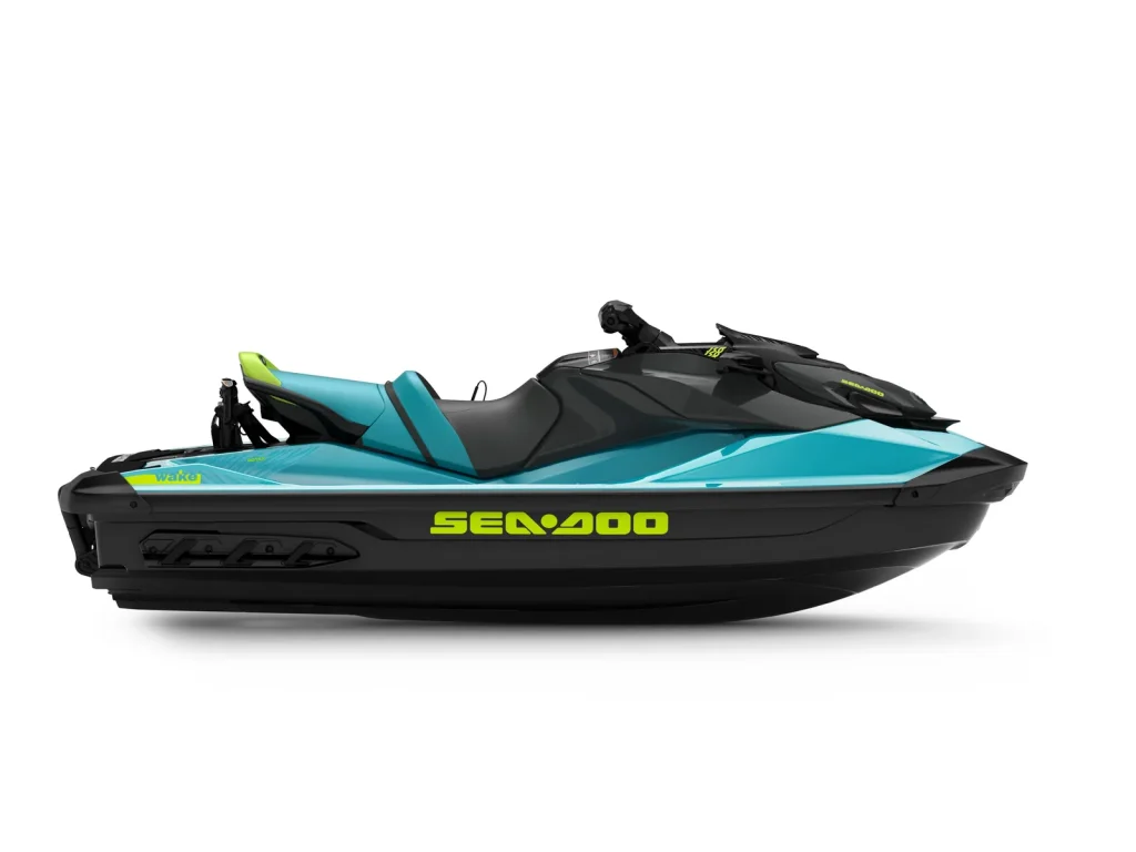 Wake 170, Teal Blue / Manta Green, vista laterale